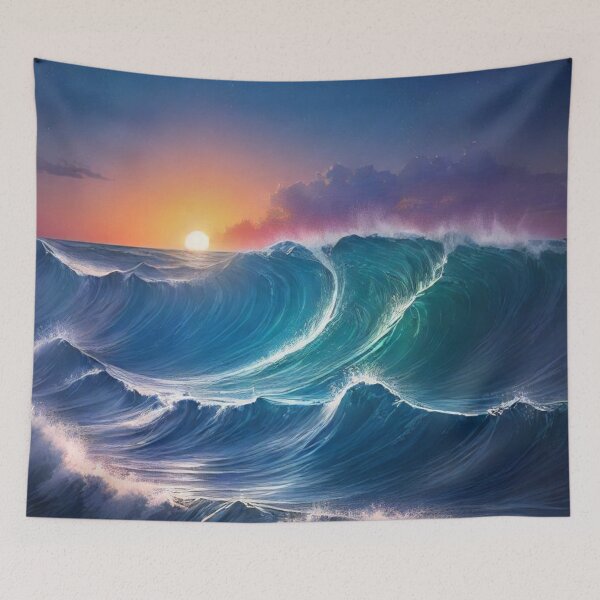 Item preview, Great ocean sun rise designed and sold by treatsntrinkets.