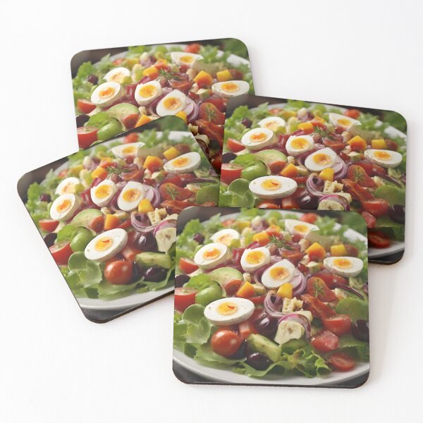 Item preview, Vibrant Salad Delight - Digital Food Illustration designed and sold by Cool Graphixs.