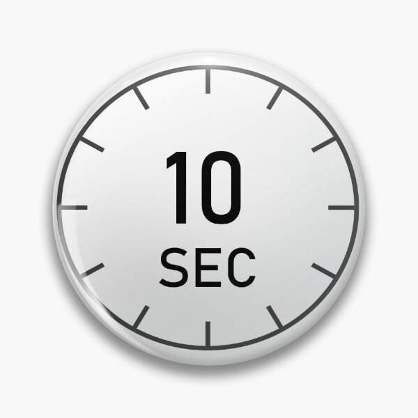 Item preview, 10 Seconds Sign Instant Attention-Grabber  designed and sold by wa2022.