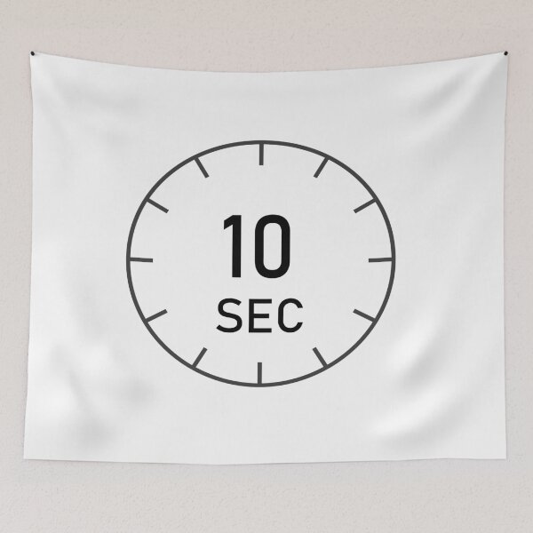 Item preview, 10 Seconds Sign Instant Attention-Grabber  designed and sold by wa2022.