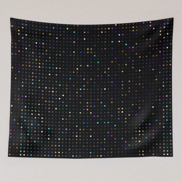 Item preview, Printed image of shimmering sequins v8 on black designed and sold by JaReVa.