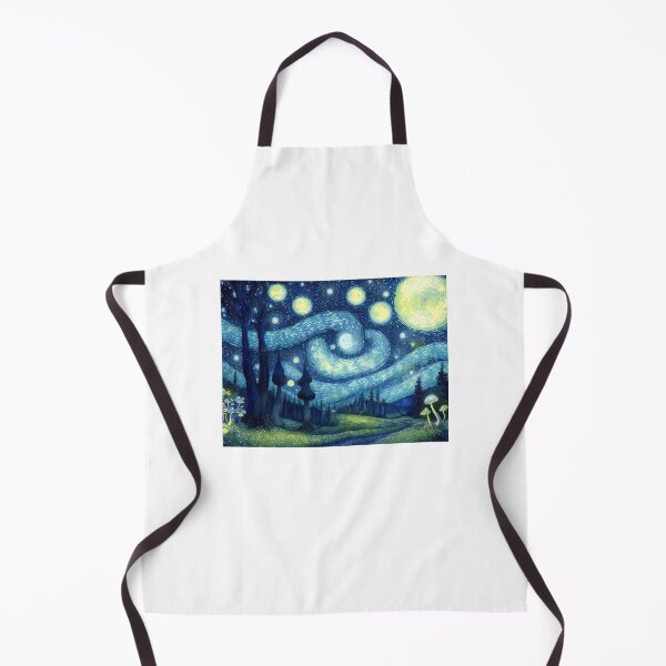Item preview, Blue Starry Night - Magic Mushroom Forest #13 designed and sold by Scarlet Swan.