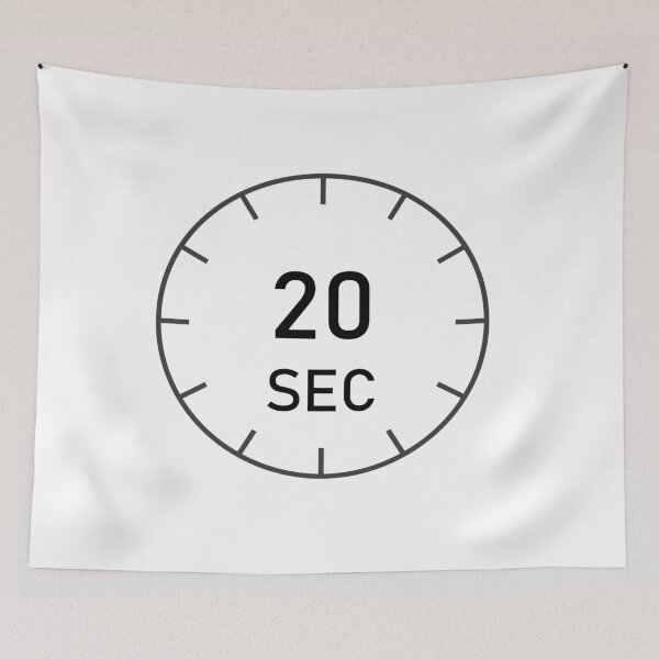Item preview, 20 seconds Sign designed and sold by wa2022.