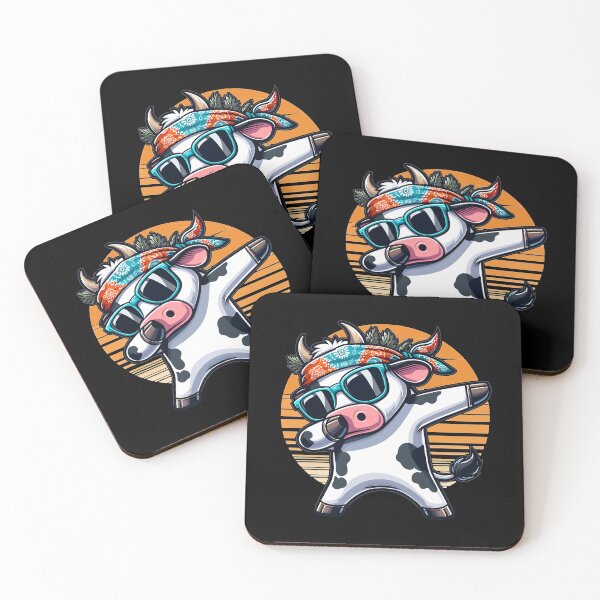 Item preview, Dabbing Retro Cow designed and sold by JessArty ⭐⭐⭐⭐⭐.
