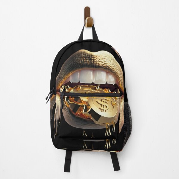 Item preview, mouth with leaking gold designed and sold by WrzechuART.