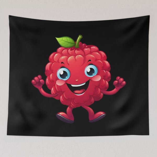 Item preview, Cute Kawaii Dancing Raspberry designed and sold by Leonardo Palumbo.
