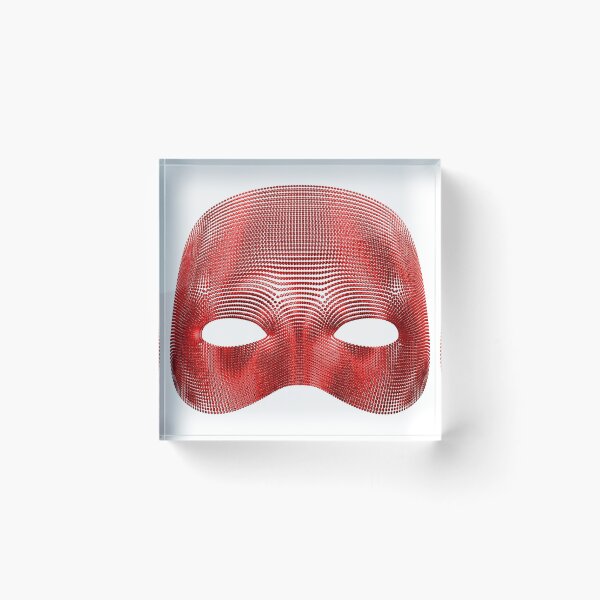 Item preview, Red Carnival Mask 3D designed and sold by mirakyan.