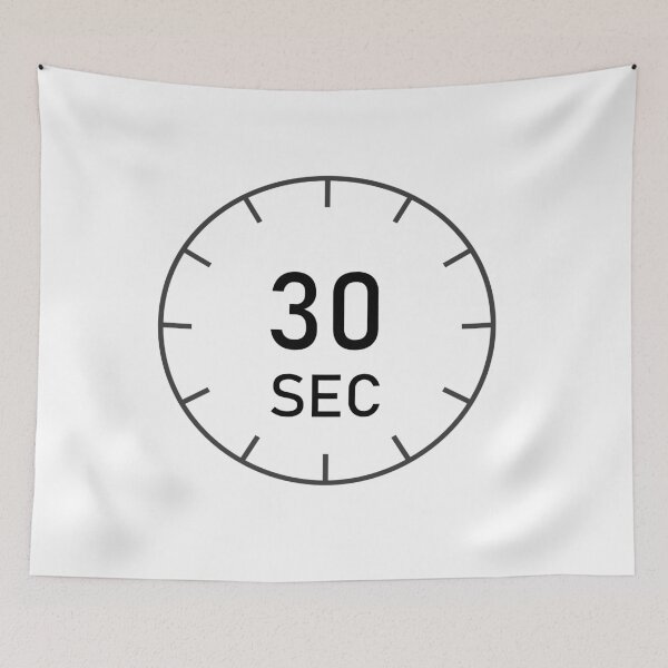 Item preview, 30 Seconds Sign Instant Attention-Grabber  designed and sold by wa2022.