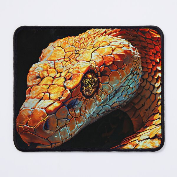Item preview, Golden Boa Snake designed and sold by OccultDreams.