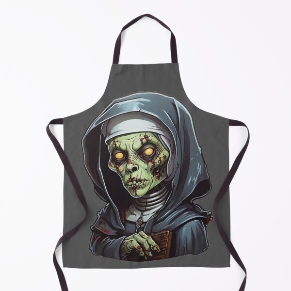 Item preview, Cartoon Zombie Nun designed and sold by ArtCraftLab.