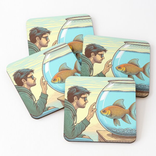 Item preview, A man and his fish designed and sold by Vkinsify.