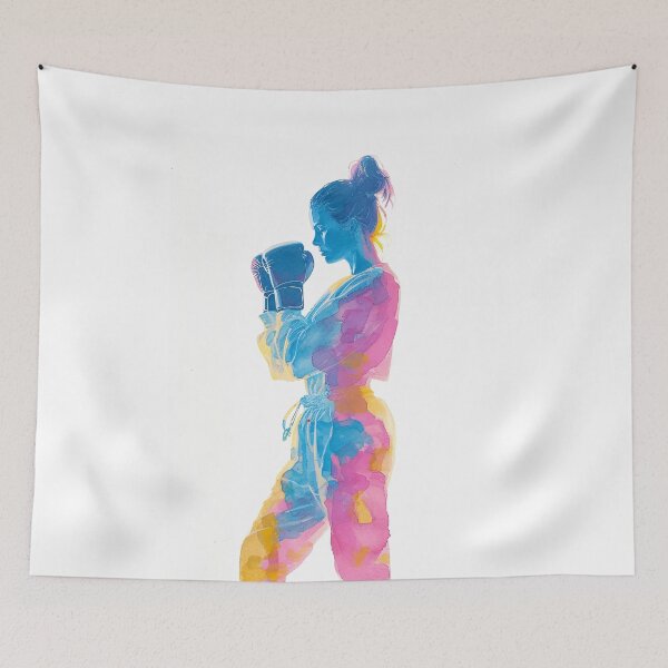 Item preview, Woman boxing pose designed and sold by Brendon987.
