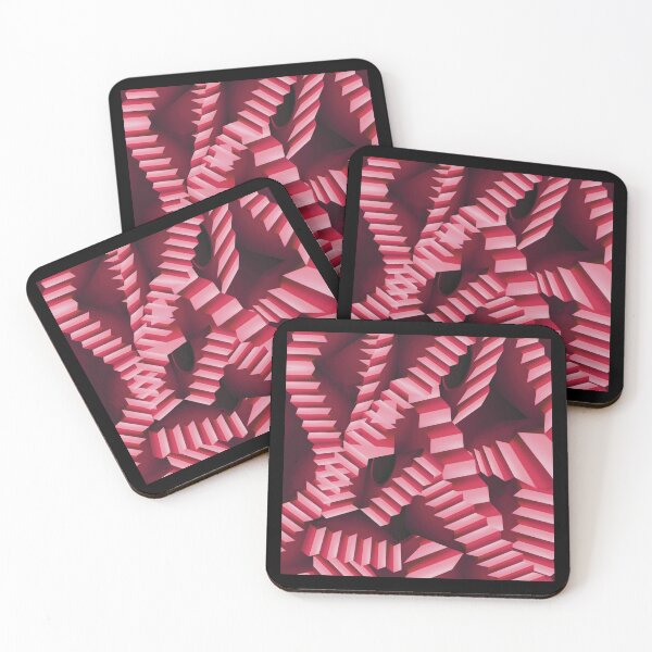 Item preview, Red Liminal Stairs designed and sold by IgorAndMore.