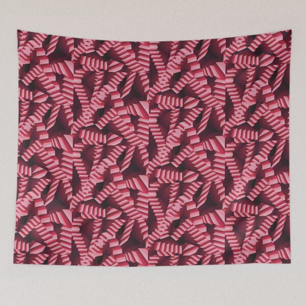 Item preview, Red Liminal Stairs designed and sold by IgorAndMore.
