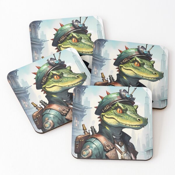 Item preview, Chronicles of Brass and Scales: Steampunk Crocodile in the Victorian City designed and sold by SCBlend.