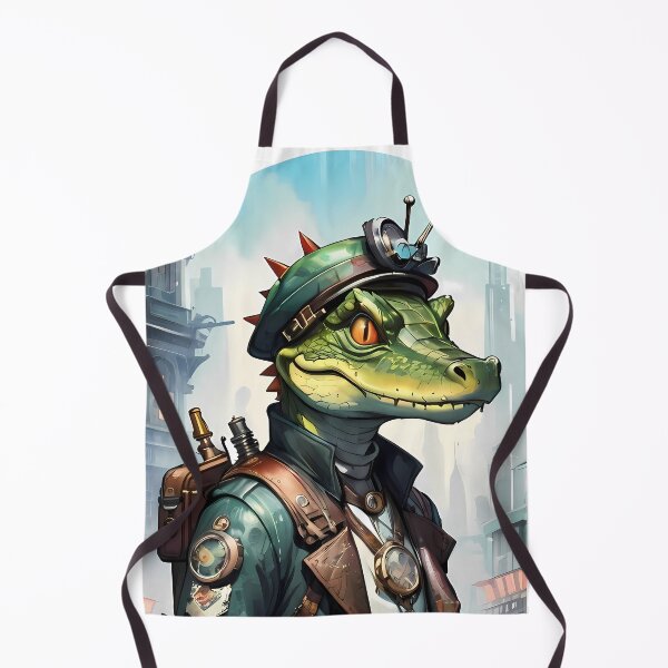 Item preview, Chronicles of Brass and Scales: Steampunk Crocodile in the Victorian City designed and sold by SCBlend.