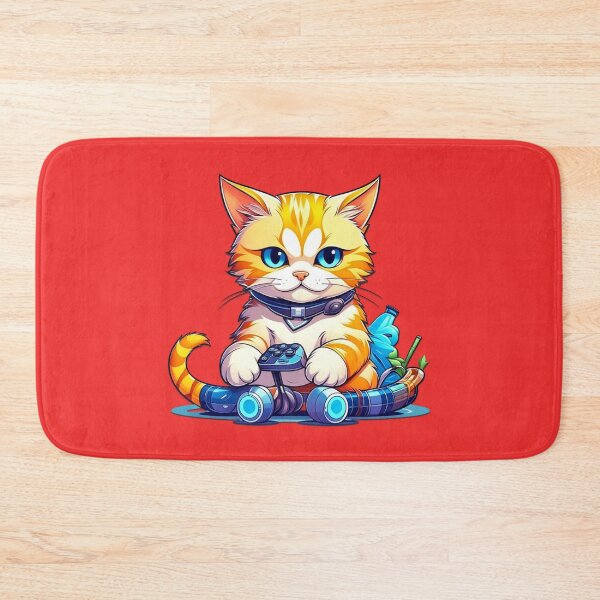 Item preview, Adorable Gamer Kitty Cat  designed and sold by AnalajiaDesigns.