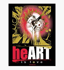 heART is love Photographic Print