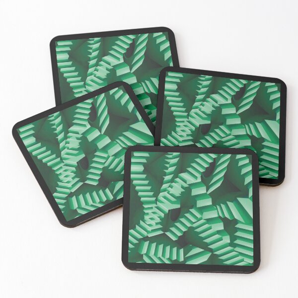 Item preview, Green Liminal Stairs designed and sold by IgorAndMore.