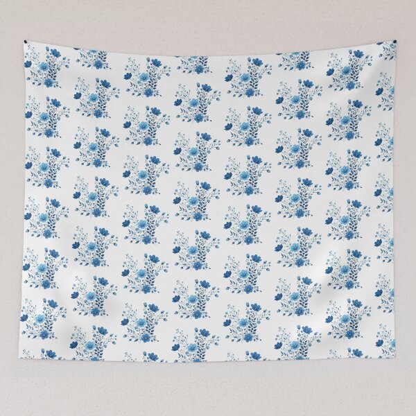 Item preview, blue flower designed and sold by Greydate.