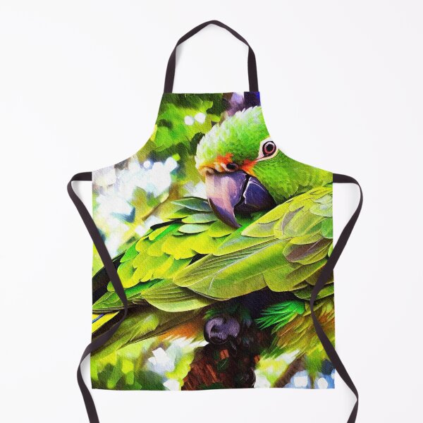 Item preview, Macaw green parrot in the jungle designed and sold by Travelways.