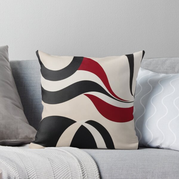 Item preview, Pattern red ivory black white designed and sold by jsebouvi.