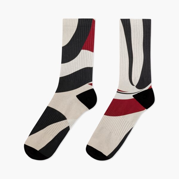 Item preview, Pattern red ivory black white designed and sold by jsebouvi.