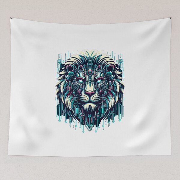 Item preview, Nanotech Lion designed and sold by MrAI-Store.