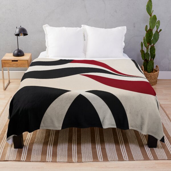 Item preview, Pattern red ivory black white designed and sold by jsebouvi.
