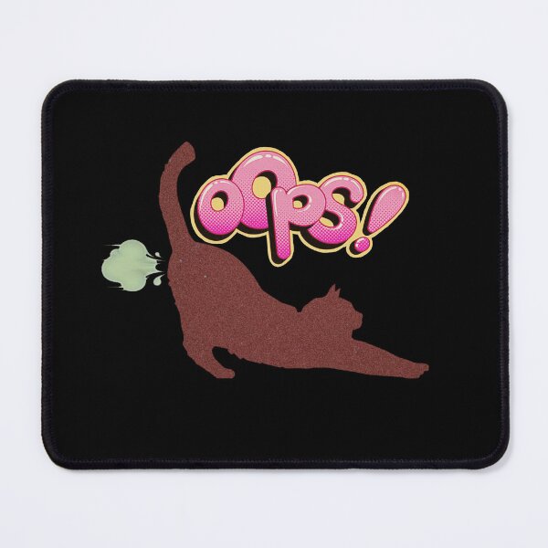 Item preview, Oops Stretching Cat Farts  designed and sold by LemonFun.