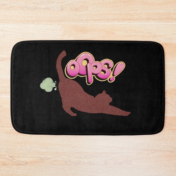 Item preview, Oops Stretching Cat Farts designed and sold by LemonFun.