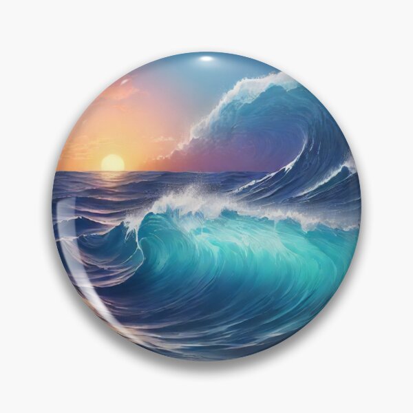 Item preview, Great ocean sun rise 1 designed and sold by treatsntrinkets.