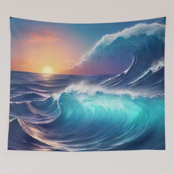Item preview, Great ocean sun rise 1 designed and sold by treatsntrinkets.