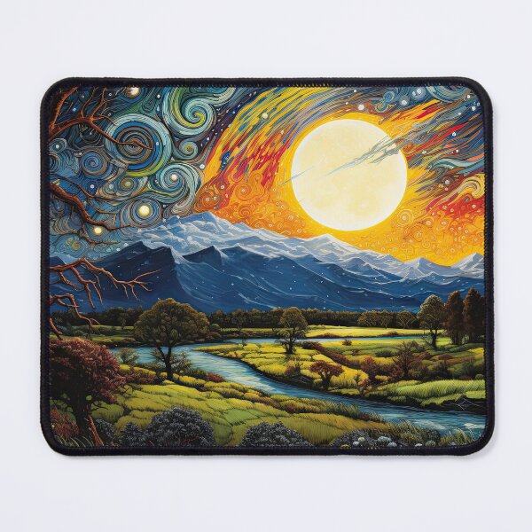 Item preview, Moonrise Gypsum Mountains designed and sold by OccultDreams.