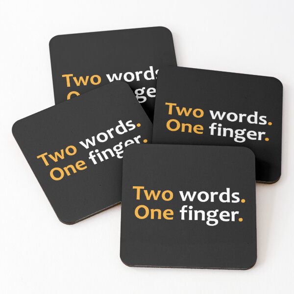 Item preview, Two words. One finger.  designed and sold by TheUrbanFusion.