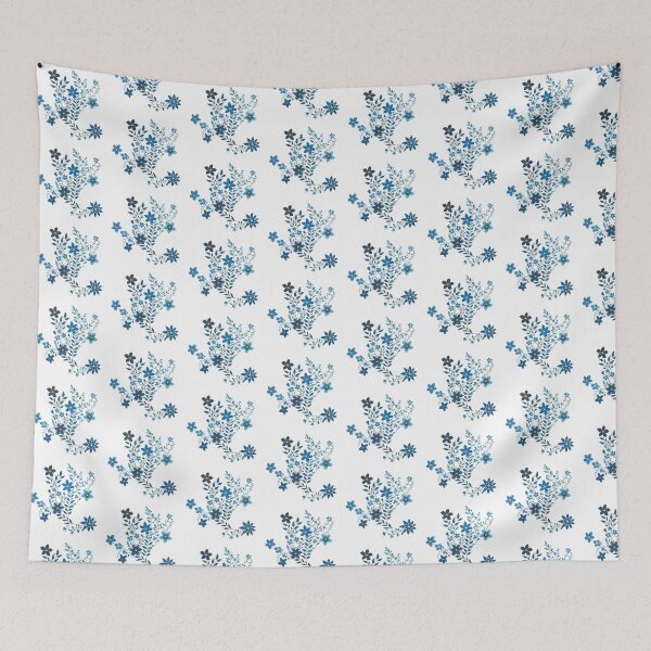 Item preview, blue flower designed and sold by Greydate.