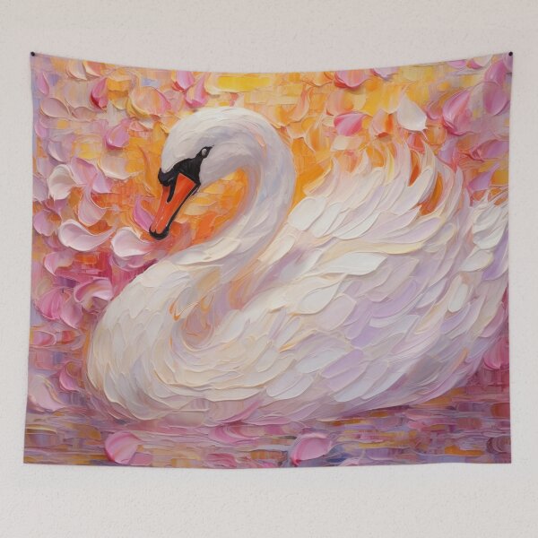 Item preview, The Impasto Collection - Swan in the Sun  designed and sold by PrincessaCharms.