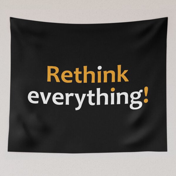 Item preview, Rethink everything!  designed and sold by TheUrbanFusion.