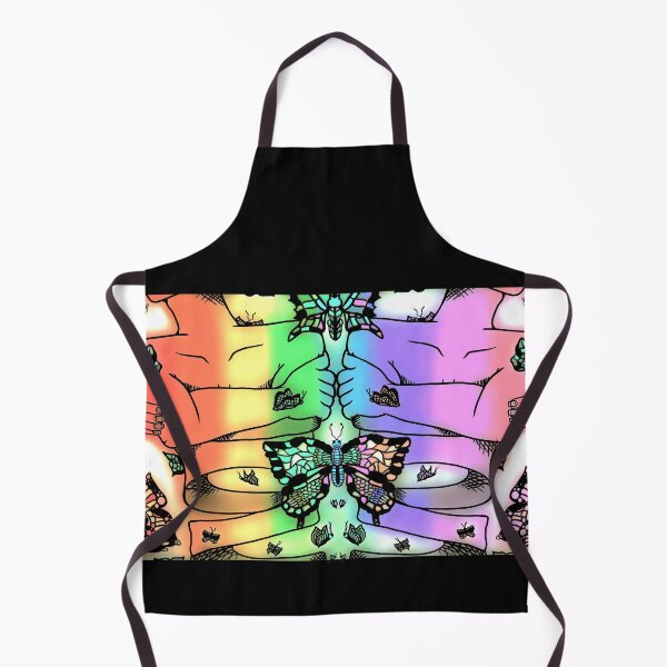 Item preview, Pastel Nervous Butterfly, abstract digital kaleidoscope butterfly art designed and sold by MayGreenAbgrall.