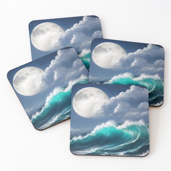 Item preview, Great moon rising 10 designed and sold by treatsntrinkets.
