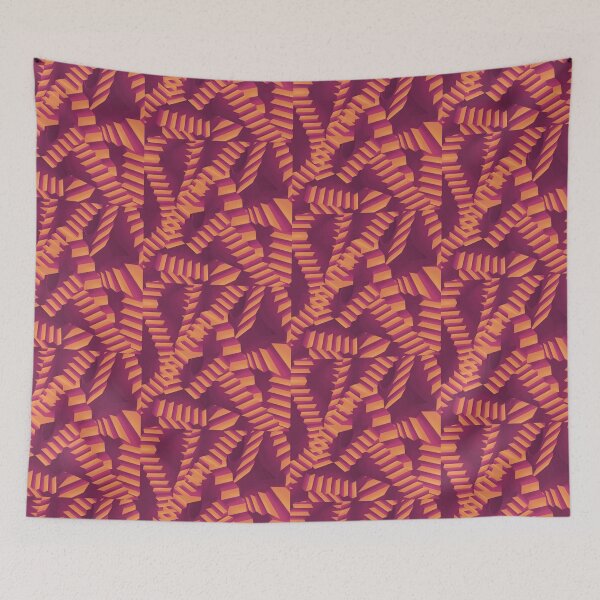 Item preview, Orange Haze Liminal Stairs designed and sold by IgorAndMore.