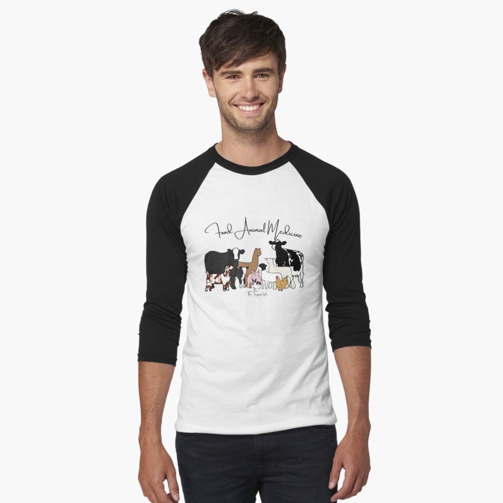 Item preview, Baseball ¾ Sleeve T-Shirt designed and sold by TheTurquoiseVet.