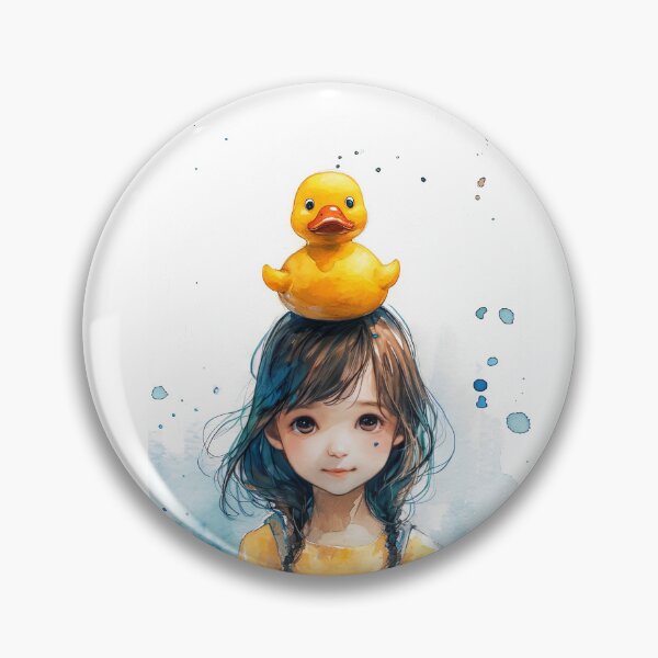 Item preview, Girl with rubber duck designed and sold by Brendon987.