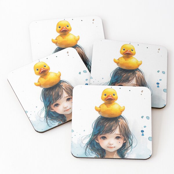 Item preview, Girl with rubber duck designed and sold by Brendon987.