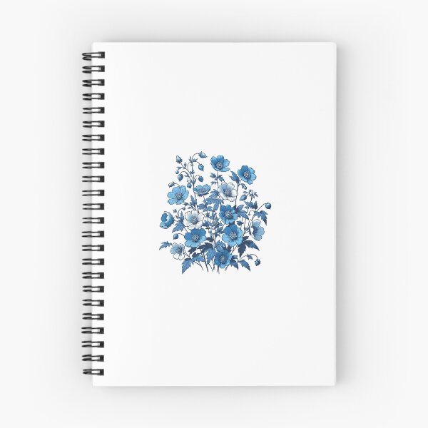 Item preview, blue flower designed and sold by Greydate.