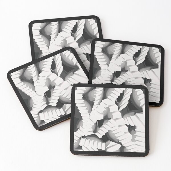 Item preview, White Liminal Stairs designed and sold by IgorAndMore.