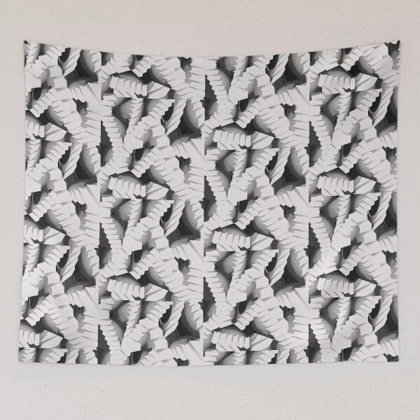 Item preview, White Liminal Stairs designed and sold by IgorAndMore.