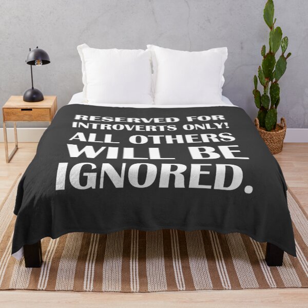 Item preview, Reserved for Introverts Only – All Others Will Be Ignored. - Introvert Joke designed and sold by introvertvibes.