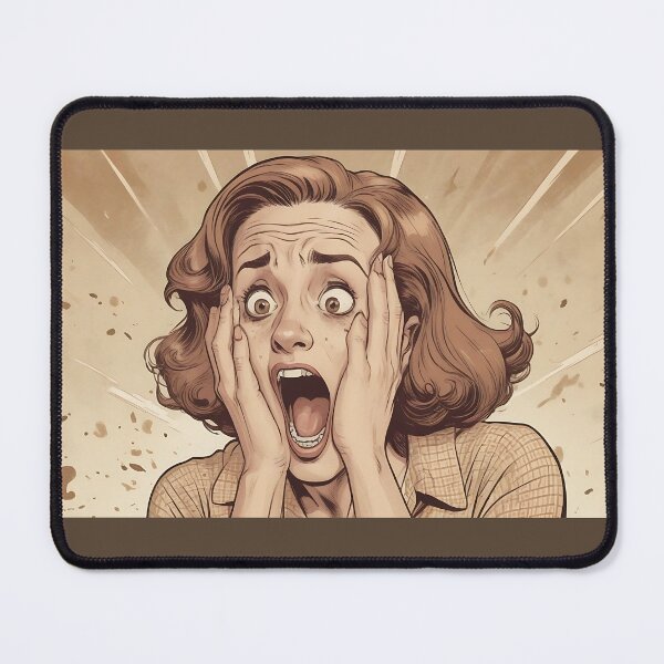 Item preview, Screaming in Surprise, Vintage Comic designed and sold by MissQuiss.