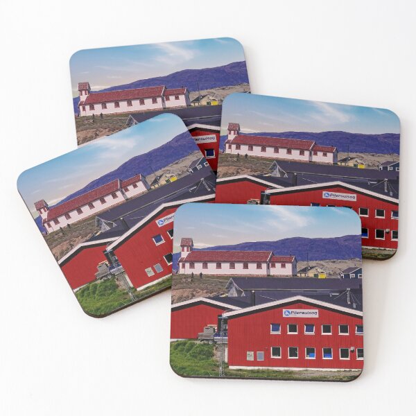 Item preview, Colourful Community Narsaq Greenland designed and sold by RosRidleyPhoto.